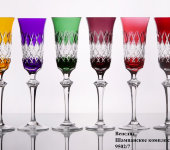 Хрустальные бокалы для шампанского "Венедиг", набор 6 шт, Arnstadt Kristall