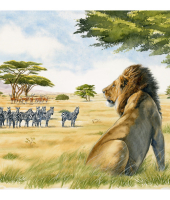 Блюдо квадратное "Сафари", Gien   