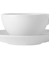 Чашка с блюдцем Белая коллекция без инд.упаковки
