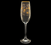 Бокал для шампанского "Эсприт - Золотые цветы", набор 6 шт, Rona