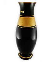 Ваза чёрная 40 см, Egermann