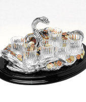 Набор для водки "Змея с монетами", Chinelli 