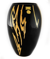 Ваза черная 26см "Зигзаг", Egermann