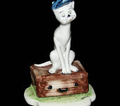 Скульптура "Мистер кот - путешественник", Zampiva