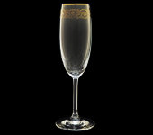 Бокал для шампанского "Гала - Золотая коллекция, тонкое золото", набор 6 шт, Rona