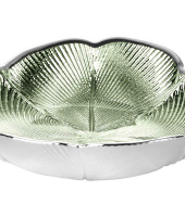 Ваза декоративная QUADRIFOGLIO RIGATO, серо-зеленый