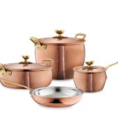 Набор посуды из меди с нержавеющем покрытием 4 пр. "Historia decor", Ruffoni