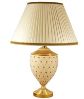 Настольная лампа "Murano Cream Gold", Delta        