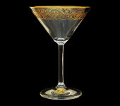 Бокал для мартини "Гала - Золотая коллекция, тонкое золото", набор 6 шт, Rona