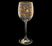 Бокал для вина "Эсприт - Золотые цветы", набор 6 шт, Rona