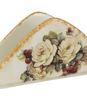 Салфетница Роза и малина