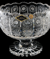 Салатник на ножке 15.5 см, хрусталь, Aurum Crystal s.r.o.