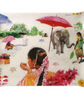 Поднос большой "Индия", Gien    