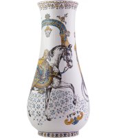 Музейная ваза большая "Лошади солнца", Gien     