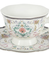 Чашка с блюдцем Узор в подарочной упаковке