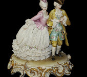 Статуэтка "Галантная пара", Porcellane Principe