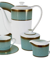 Чайный сервиз 21/6 "Бирюза", Naomi 