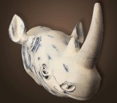 Голова носорога, декор настенный, Roomers