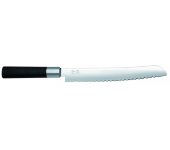 Нож для хлеба, Васаби black, 23 см, KAI