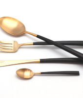Набор столовых приборов 24/6 "Noor Gold" матовый, Cutipol
