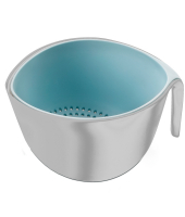 Дуршлаг с миской, 23х26 см, пластик