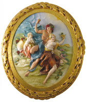 Барельеф "Бахус и Ариана", Porcellane Principe