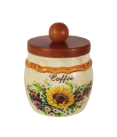 Банка для сыпучих продуктов "Подсолнухи Италии", LCS      