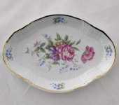 Овальная тарелка, Hollohaza Porcelain 