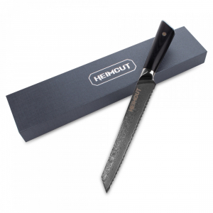 HC/ENERGY-BR-20 Нож кухонный, для хлеба 20 см, дамасская сталь VG10 (67 слоев), рукоять G10 (DBRK-LK) item