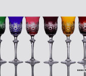 Хрустальные бокалы для вина "Дрезден", набор 6 шт, Arnstadt Kristall