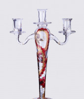Подсвечник на 3 свечи "Ангел", 37 см, Gipar