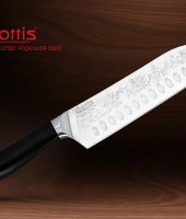 Нож Сантоку кованый, Gottis