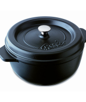 Кастрюля круглая из чугуна 2л, серия Arcana, черная, Fissler