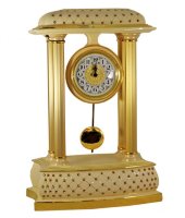 Часы настольные "Murano Cream Gold", Delta       