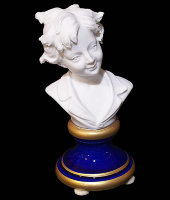 Скульптура "Бюст-юноши", Tiche Porcellane