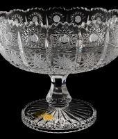 Салатник на ножке 18 см, хрусталь, Aurum Crystal s.r.o.