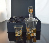 Набор для виски "Crack" золото, в подарочной упаковке, Bohemia Jihlava