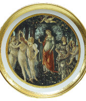 Панно "Весна. Боттичелли" в раме золотого цвета, 51 см, Bruno Costenaro