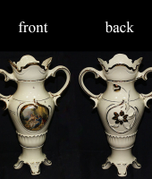 Ваза "Эпоха Рококо" с 2-мя ручками, 40 см, Ceramiche Ferraro