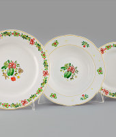 Набор тарелок 18/6 Мэри-Энн "Шишки", 2571, Leander