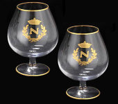 Набор бокалов для коньяка "Наполеон" (2 шт.), Precious Cre Art 