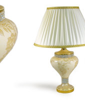 Настольная лампа "Глициния кремовая", Delta        