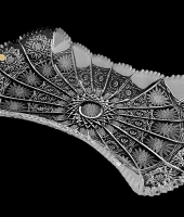 Тарелка 33 см, хрусталь, Aurum Crystal s.r.o.