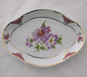 Овальная тарелка, Hollohaza Porcelain  