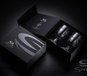 Бокалы для вина вращающийся, w001, 2 шт, Shtox Wine