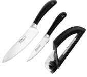 Набор кухонных ножей 2 штуки, точилка, Signature knife, Robert Welch