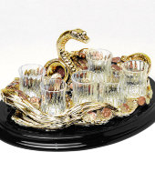 Набор для водки "Змея с монетами", Chinelli