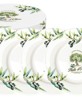 Набор из 4-х десертных тарелок Прованс