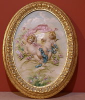 Барельеф "Ангелочки с розами", Porcellane Principe