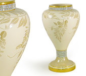 Декоративная ваза "Глициния кремовая", Delta          